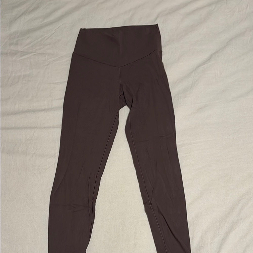High-Waisted Brown Leggings